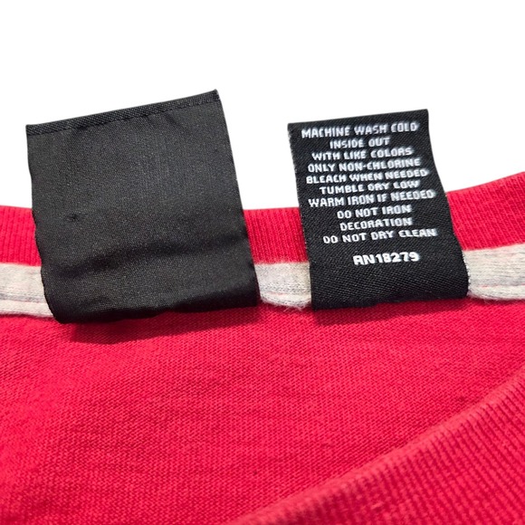 Vintage‎ Def Jam University Size XXL Short Sleeve T-shirt Red Vtg Hip Hop Rap - Picture 7 of 9